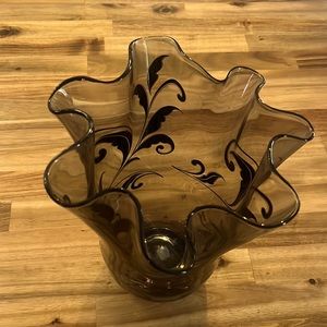 Partylite blowed glass art